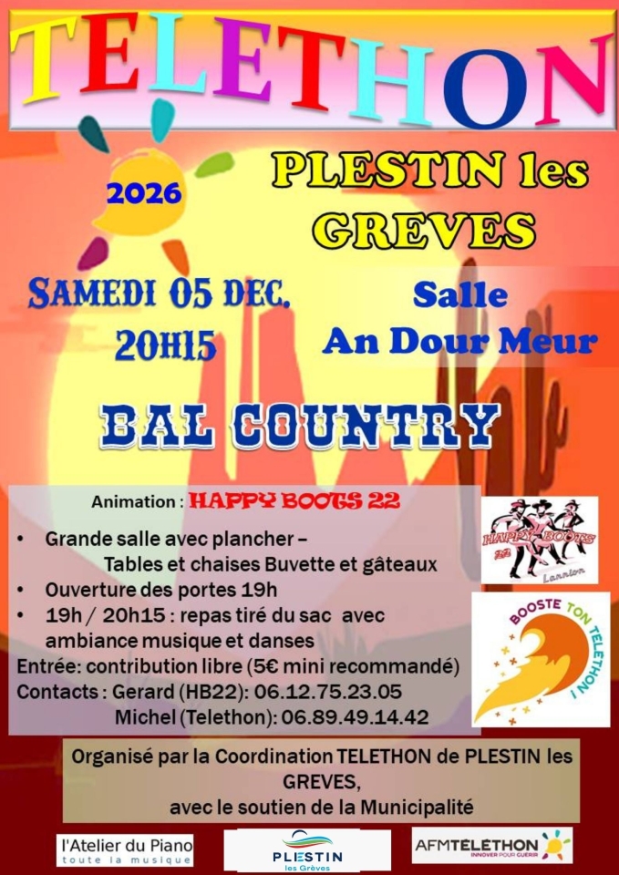 Bal Country Téléthon